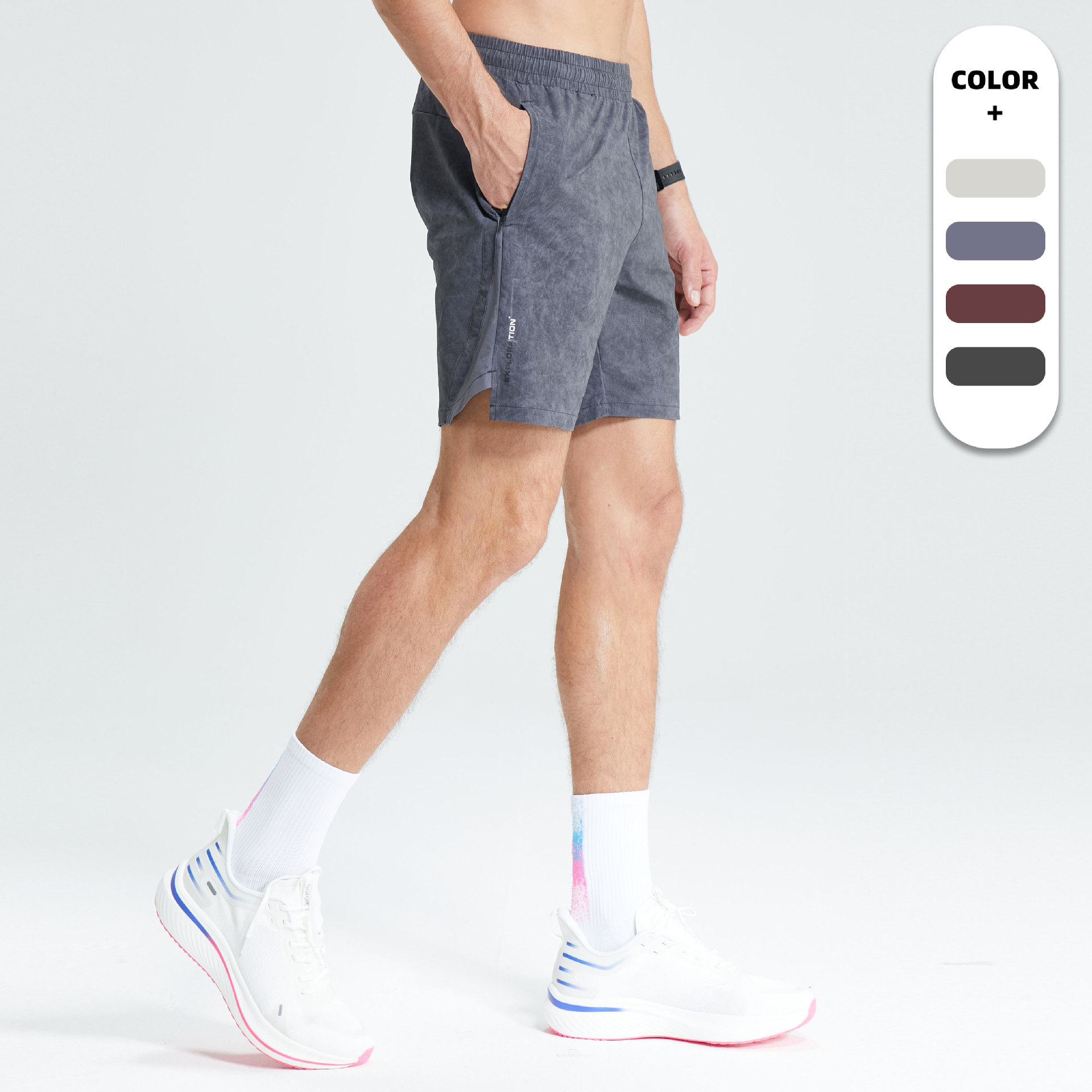 Pantalones cortos deportivos casuales de camuflaje de secado rápido estilo fino de verano recto suelto al aire libre fitness correr pantalones de cinco puntos pantalones de hombre