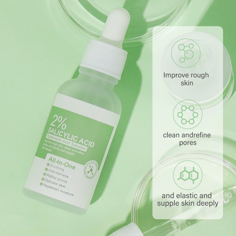 跨境水杨酸原液精华Salicylic Acid Serum温和祛痘玻尿酸精华液|undefined