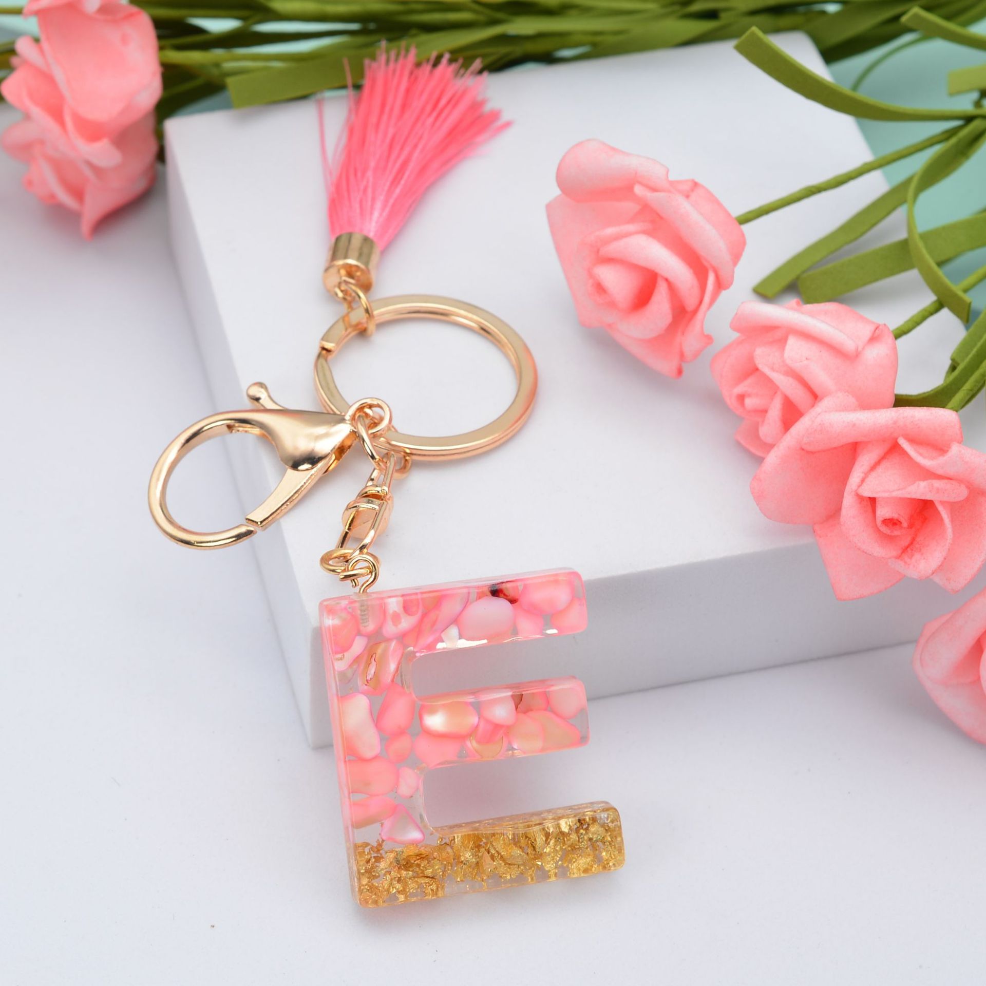 Fashion Letter Plastic Epoxy Keychain 1 Piece display picture 6