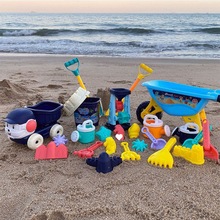 玩沙子工具全套加厚儿童沙滩玩具套装车决明子挖沙小铲子和桶沙漏