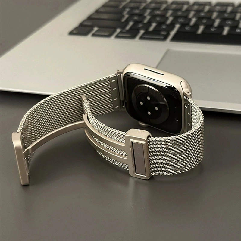 Подходит для ремешков AppleWatch 9s8 Magnetic Milanis IWATCH 8/7/6/5/4/3ultra2