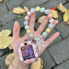 適用小天才電話手錶錶帶z9/z8/z7/z6巔峰版運動Z1Z2Z5串珠手鍊式