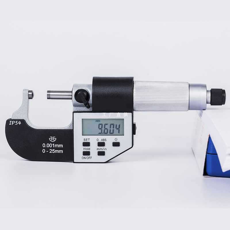 5IJO青海电子数显壁厚千分尺外径管壁圆球头厚测量工具0.001m