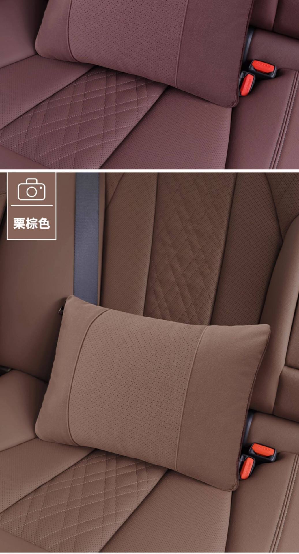 Car Lumbar Support Pillow, Quilt, and Cushion All-In-One, Thickened Multifunctional High-End Foldable Air Conditioning Blanket, Car Waist Support Cushion