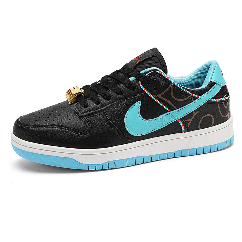 Transfronterizo zapatos de hombre aj blanco púrpura pato mandarín zapatos de tabla bajos estudiantes de la fuerza aérea zapatos de marca compartida tres príncipes Ao Bing dunk