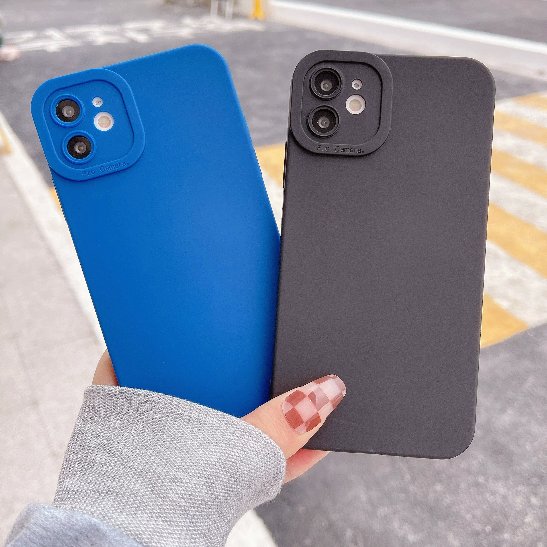 Чехол для телефона (Apple) совместимый с iPhone 6–17 серия — тонкий защитный чехол, несколько цветов