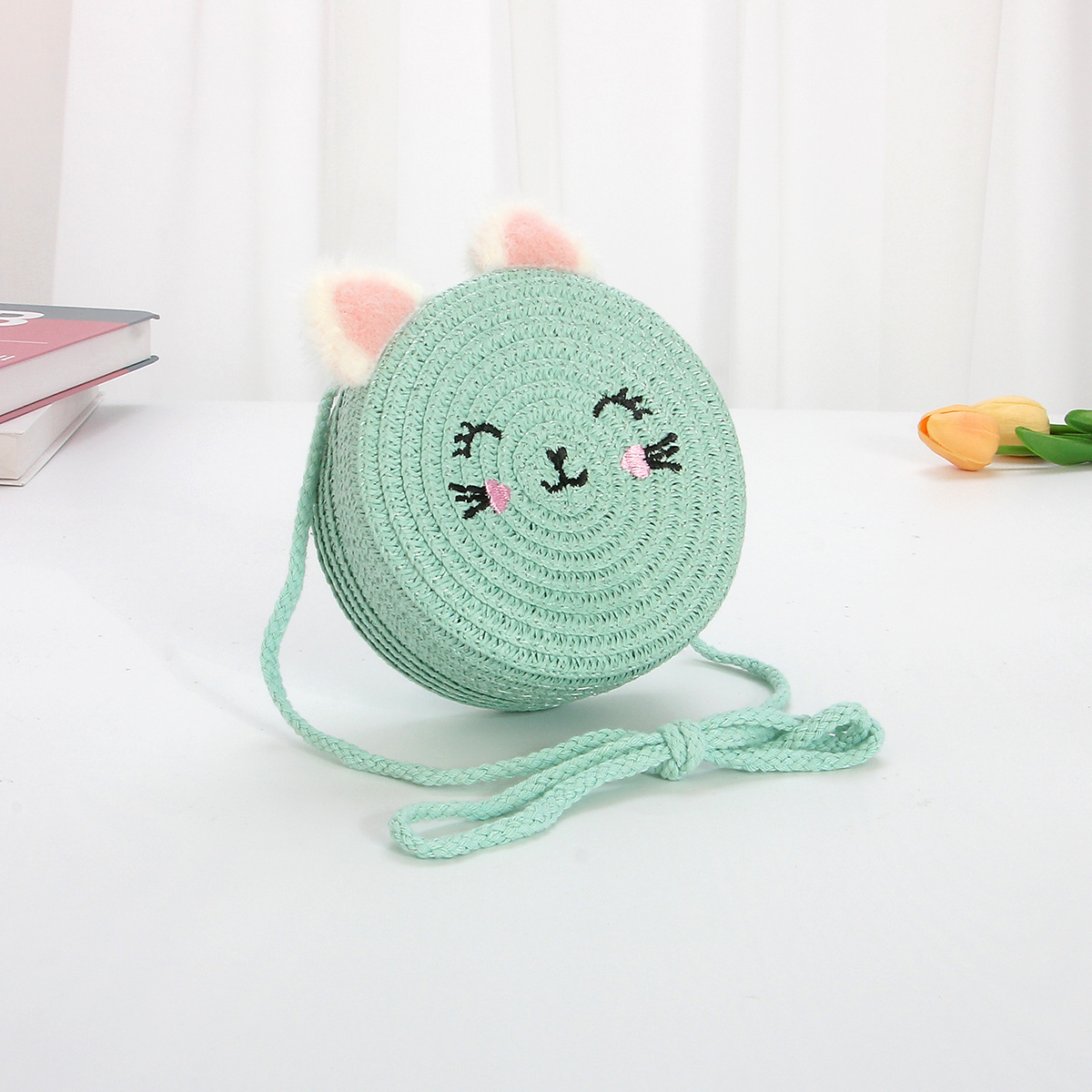 캣라운드백-민트그린