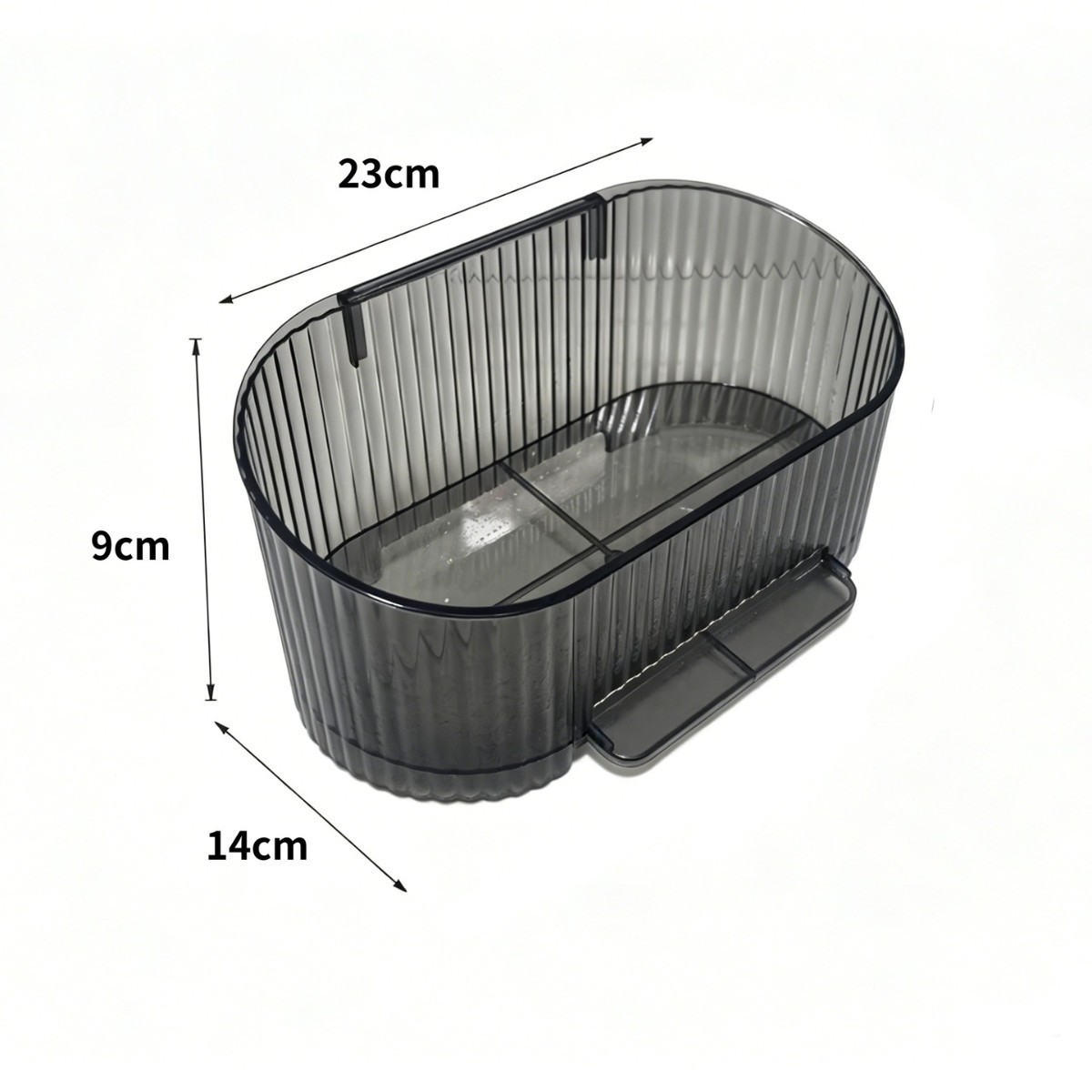 Dark gray drain box