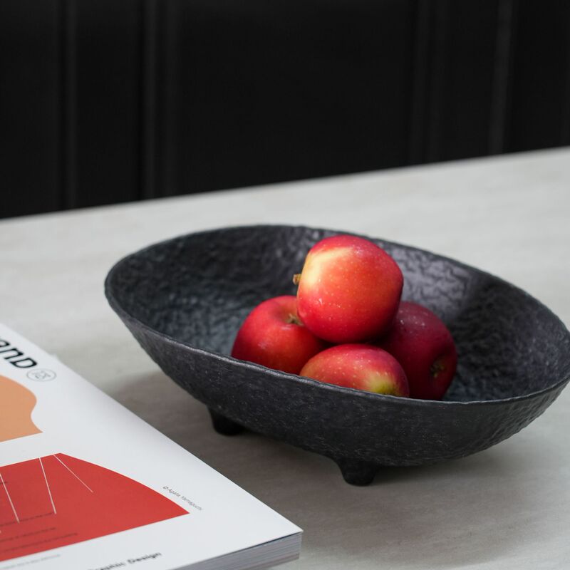 Simple Solid Color Ceramic Fruit Plate Hotel Home Pendulum Foreign Trade Amazon Art Decoration Creative High Foot Dried Fruit