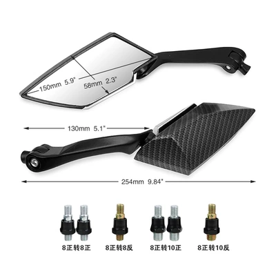 Motorcycle rearview mirror — Mirror