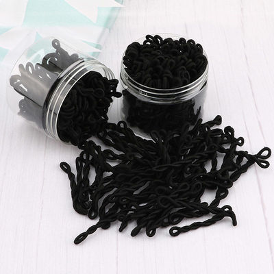 Black rubber band 50-100 old-fashioned Leather sheath Hair tie Elastic Twist Tousheng Hairpin High elasticity adult Hairdressing