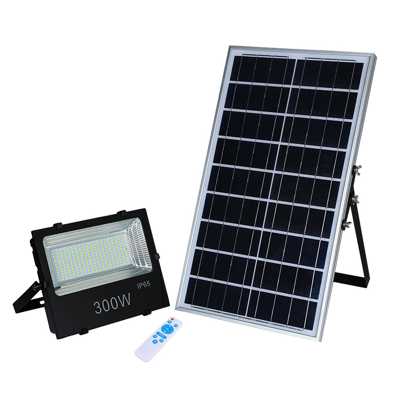 新款太陽能庭院別墅投光燈遙控投光燈工廠直供源頭廠家出貨快