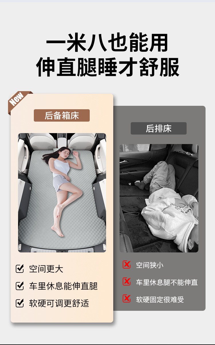 Suitable for Zhijie R7 Mattress Special Car Inflatable Bed Trunk Sleeping Pad Sleeping Artifact Rear Seat Single Bed