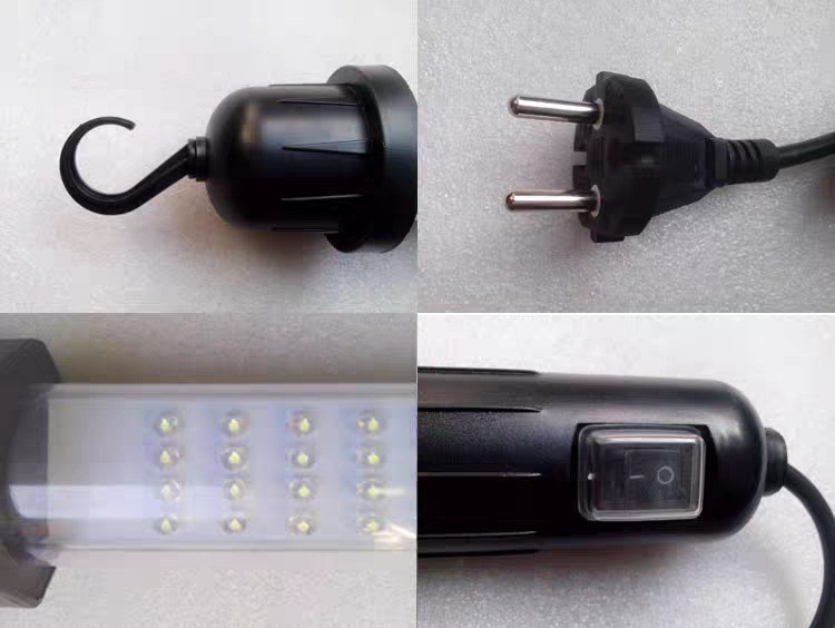 60 Led Work Light for Auto Repair, Magnetic, Super Bright, Strong Light, Car Repair Tool, Rechargeable with Cable, Magnetic Attachment