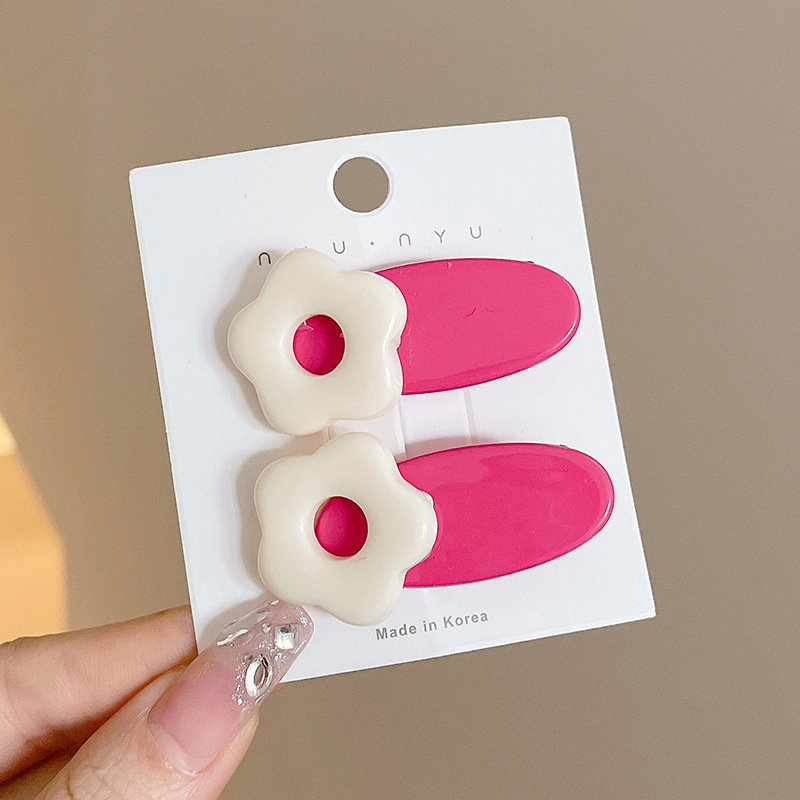 Horquilla de dopamina clip lateral femenino flequillo de sentido avanzado clip pequeño roto horquilla de moda clip lateral lindo clip bb clip tocado