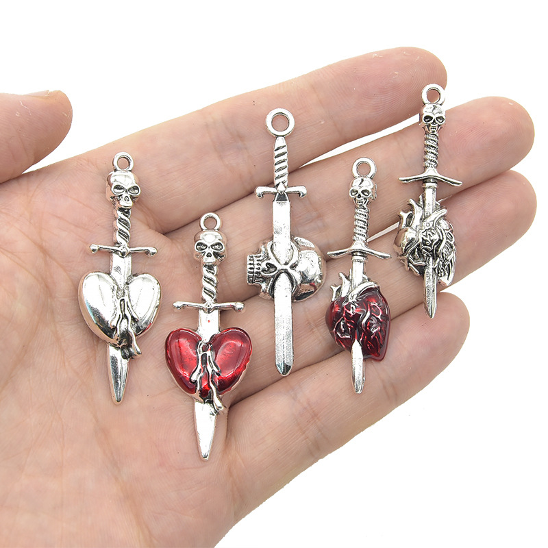 Pendant Jewelry Making Type DIY Jewelry Accessories Classification 1 Piece Quantity 1 Piece Alloy Sword Pendant DIY Jewelry Accessories