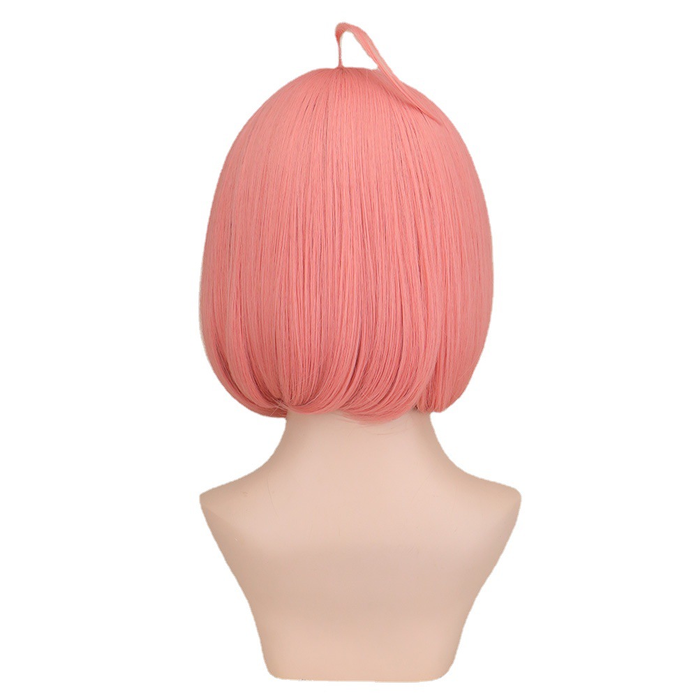 Casa de juego SPY × FAMILIA Anya Fujie Rosa Bobo cabeza cos Anya peluca