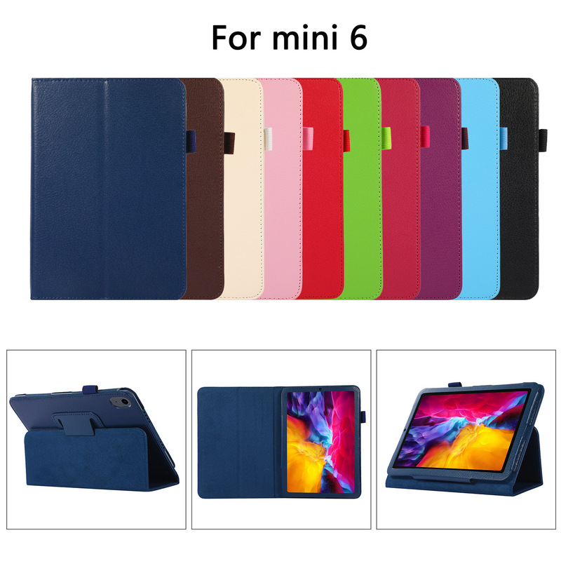 For iPad mini6 tablet protective case iPad 8.3 inch hibernation leather case mini 7 full edge protective case