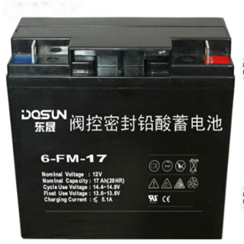 新品DOWNSUN东晟蓄电池6-GFM-17 免维护储能电瓶 基站UPS不间断电