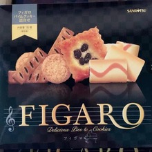 日本零食品 三立FIGARO 集锦5种口味音乐曲奇饼干