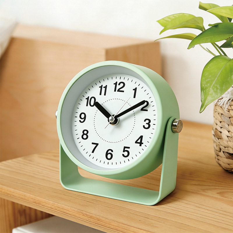 Metal Alarm Clock for Primary School Students, a Special Wake-Up Tool, Desktop Stand Clock, Simple Children's Bedside Small Alarm Clock