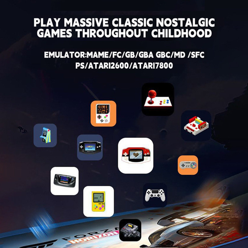 Consola de Juegos Retro Inalámbrica de Alta Definición X2ultra para el Hogar, Consola de Juegos X2pro GD10 de Estilo Retro