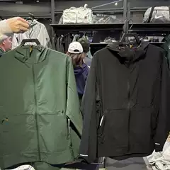 Cross-Border Sports Windbreaker Nk Hooded Windproof Clothing Spring and Autum Jacket Hook Jacket Lightweight Men's and Women's Casual Woven