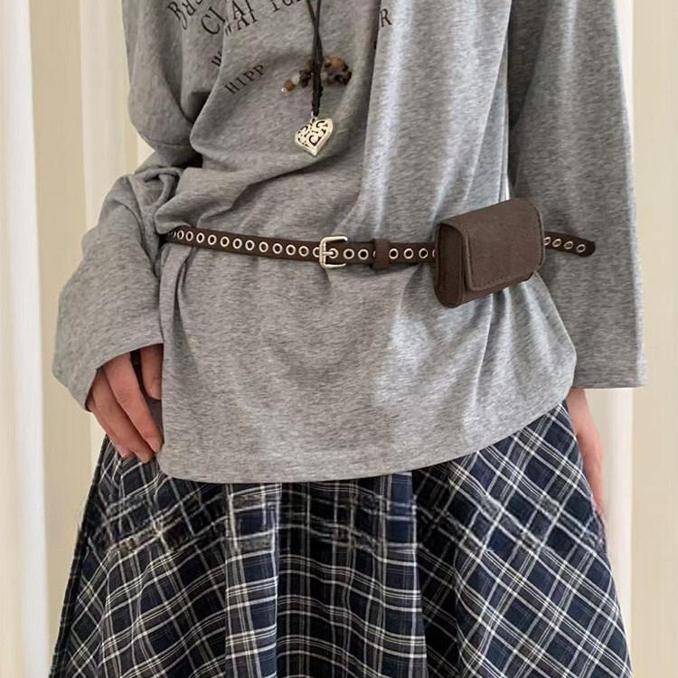Korean New Fashion Versatile Suede Belt Bag Stylish Waist Belt Bag Dress Accessory Waist Bag Korean New Fashion Versatile Suede Belt Bag Stylish Waist Belt Bag Dress Accessory Waist Bag