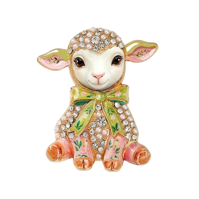 Yaxa sancaqları with pearls and diamonds, enamel - dw1500-3