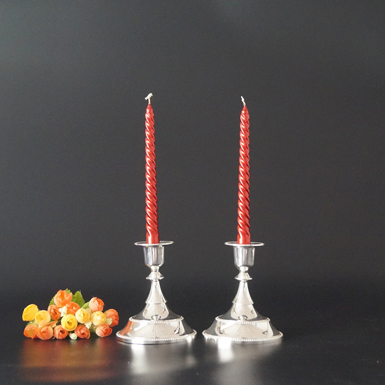 Candelaria europea boda creativa retro mesa de comedor candelabros decoración de boda romántica candelabros de tres cabezas