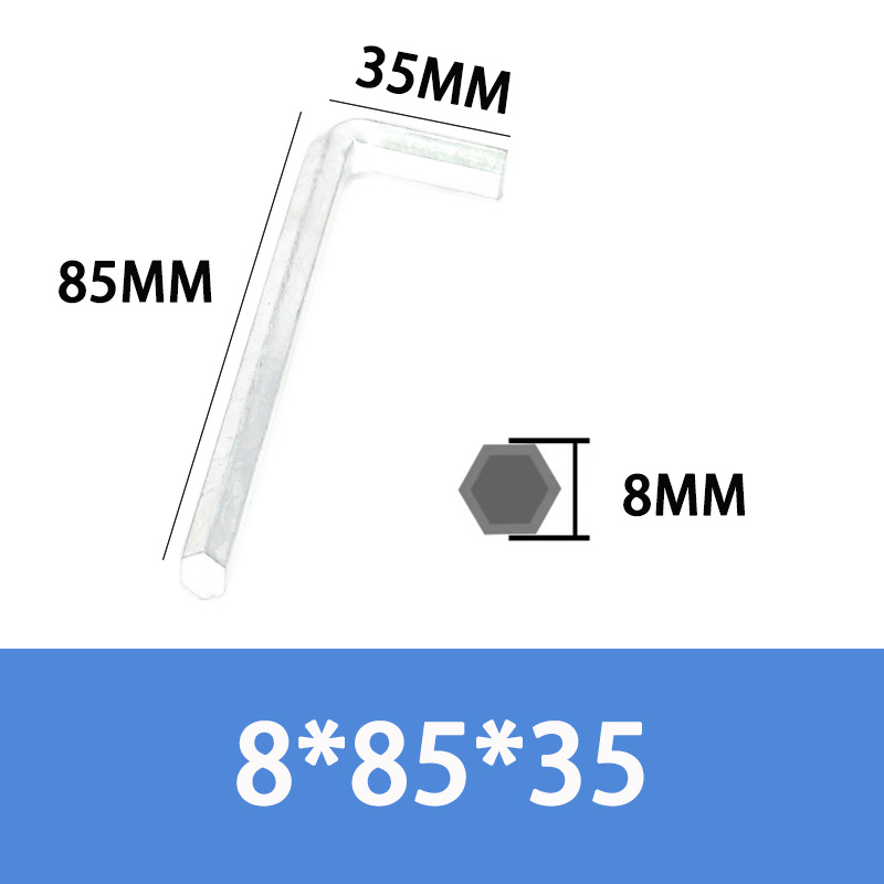 8 galvanized and hardened (long 85*short 35)