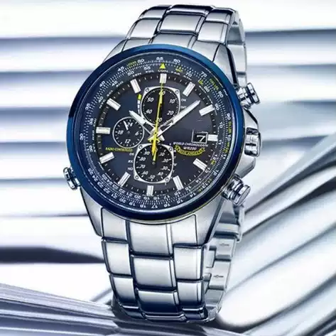 Cross border e-commerce Blue Angel men's watch WISH fashion belt quartz watch AliExpress popular watch men's one piece dropshipping