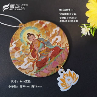 文创香氛礼品卡美妆礼品香氛香片卡头定制背卡信封包装可加NFC链