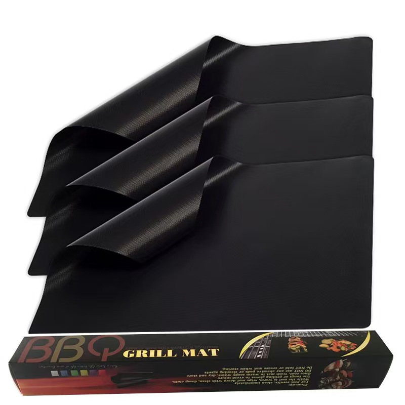 Bbq Barbecue Mat Tools Teflon Oven Mat Non-Stick Outdoor Barbecue Mat Bbqmat High Temperature Resistant Set