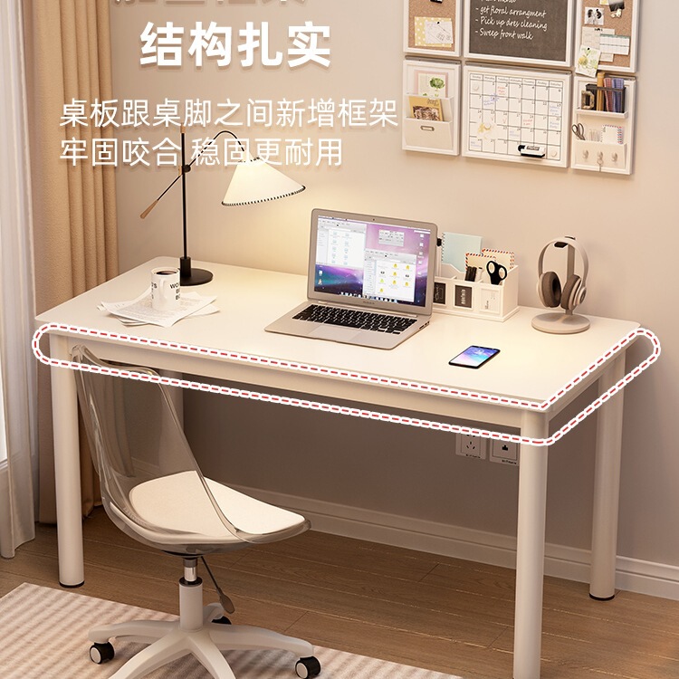 Customized Desk for Students, Home Bedroom, Girls' Dressing Table, Simple Modern Writing Desk, Work Computer Desk, Desktop Cross-Border