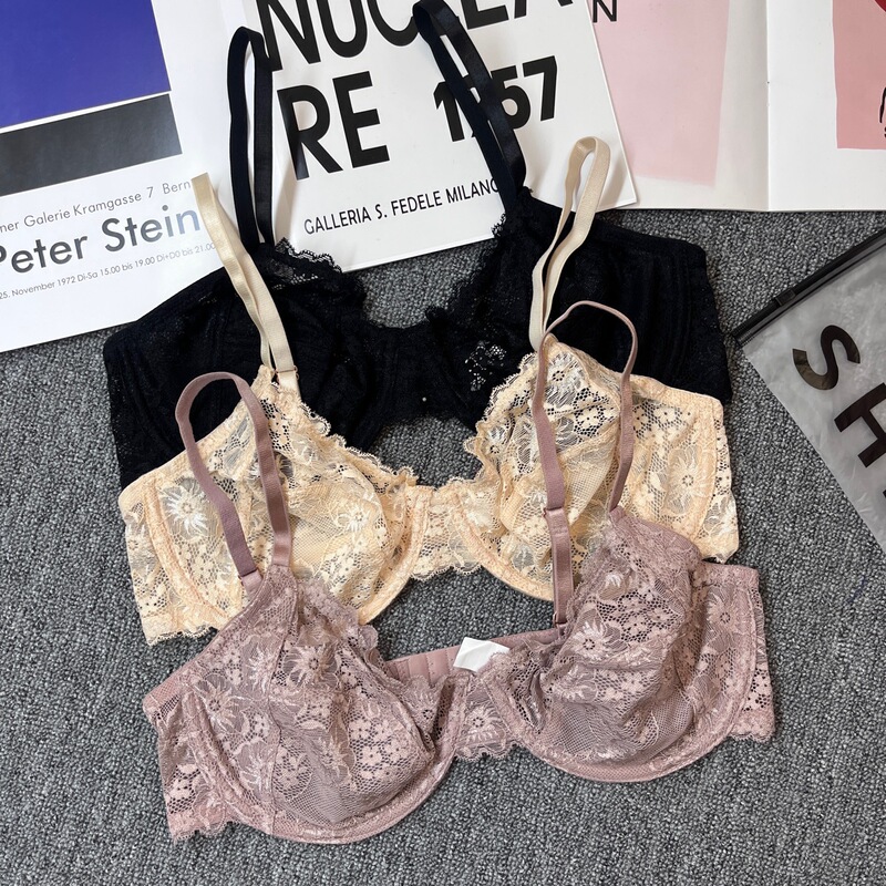 Cambodia India Sexy Lace Women's Underwear Comfortable Push-Up Bra Beautiful Back Bra Lacebra Adjustable Type