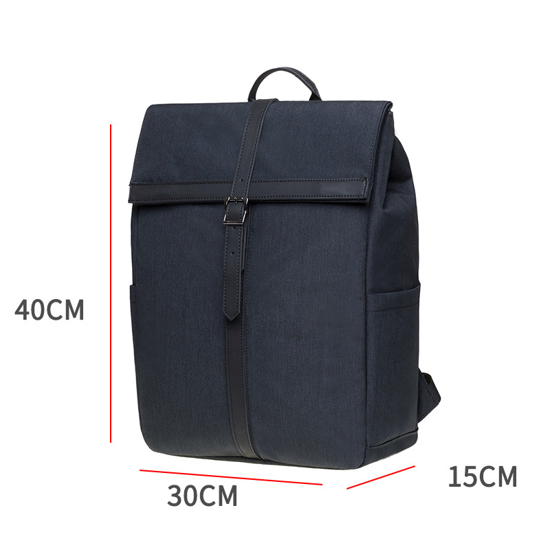 Oxford Canvas Backpack Black