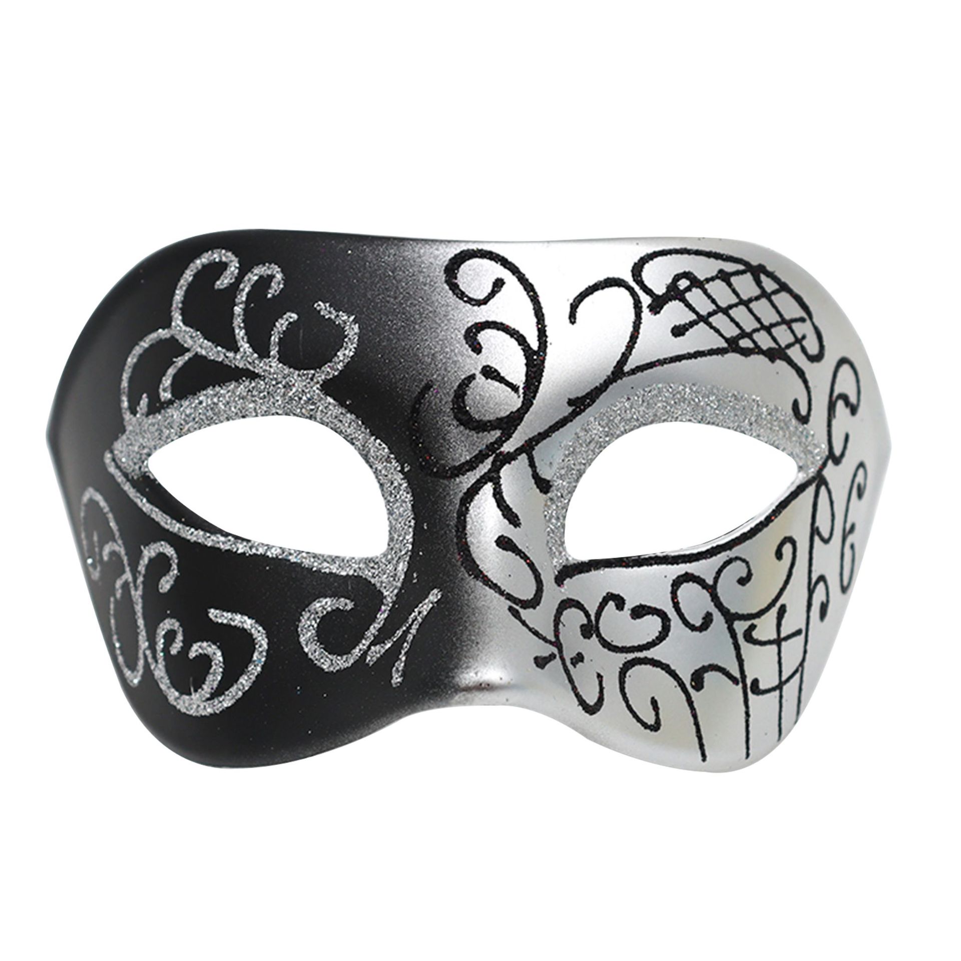 Amazon máscaras de fiesta de carnaval de venta caliente máscaras de baile unisex pintadas alrededor del borde de San Valentín