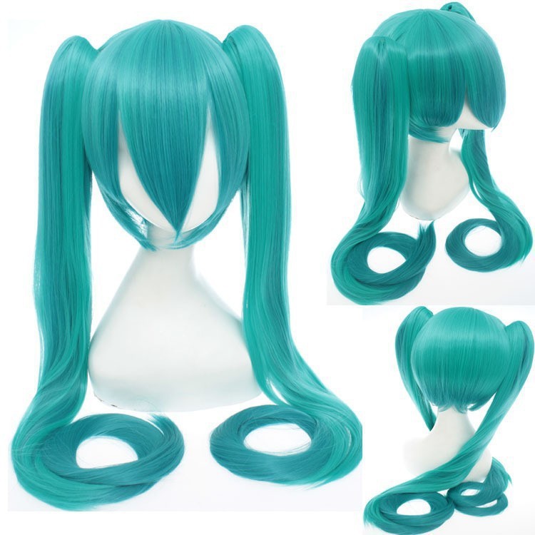 Peluca de anime cosplay pelo Hatsune Miku pelo flor de ciruelo Qianben Sakura clip de boca de tigre de anime punto de fábrica