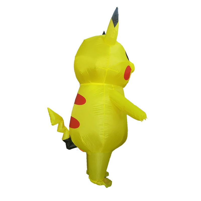 Популярный ввоз Pikachu инфляционный костюм, милый мультяшный персонаж, праздничные реквизиты Pikachu инфляционный костюм