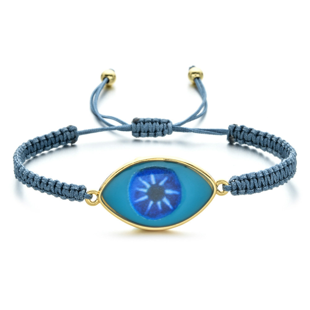 Rétro Vêtement De Rue Œil Corde Unisexe Bracelets display picture 5