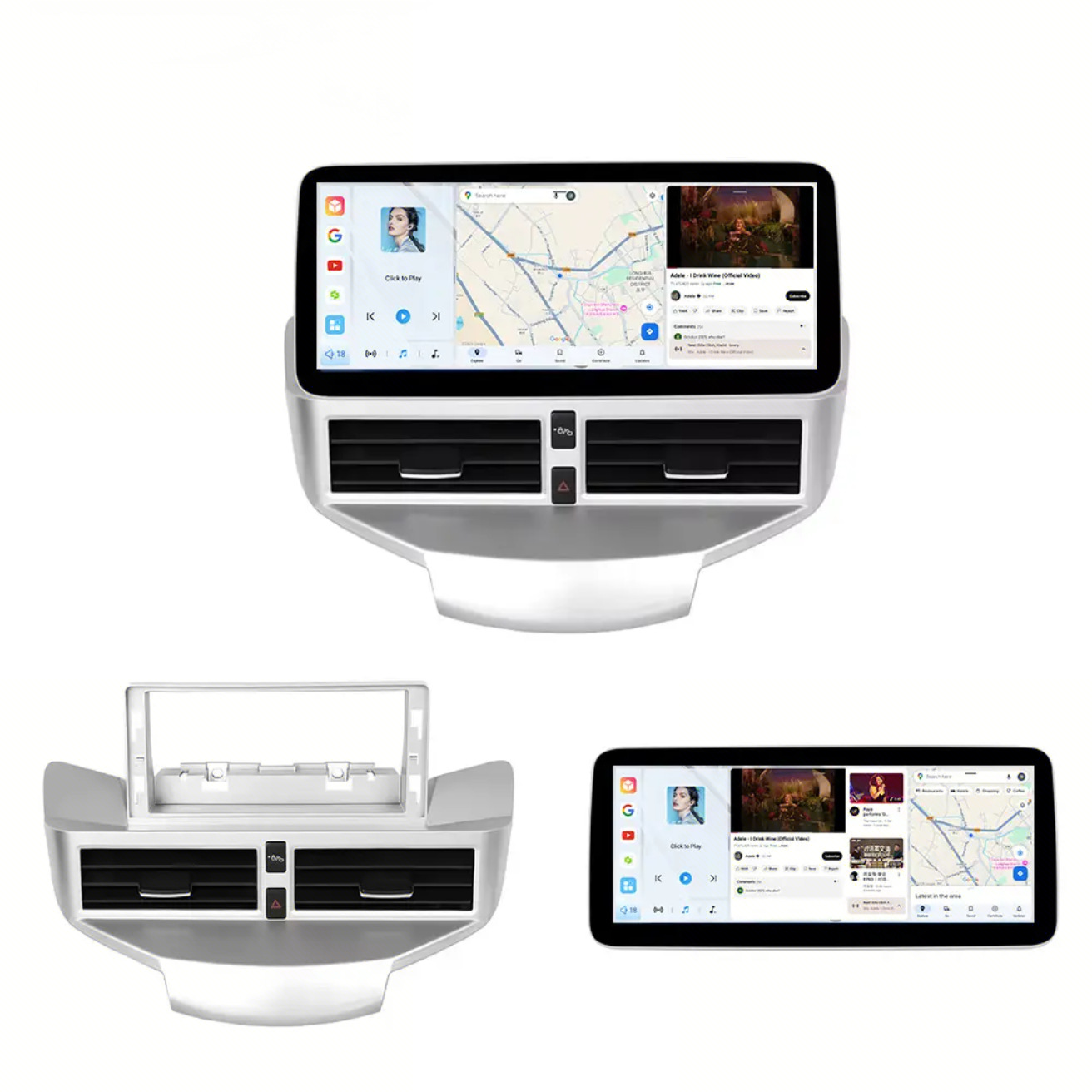 Suitable for 09-14 Ford Fiesta Central Control Large Screen Navigation 12.3 Inch Navigation Dvd Carpaly