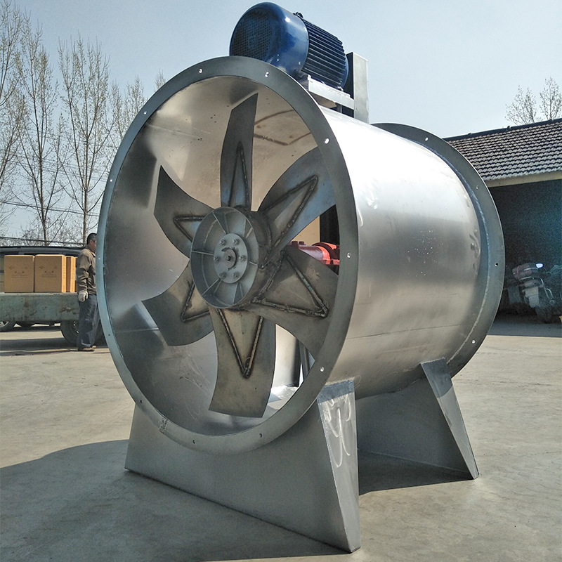 工厂货源轴流式排烟风机 低噪音通风轴流风机 厂房地库排烟风机
