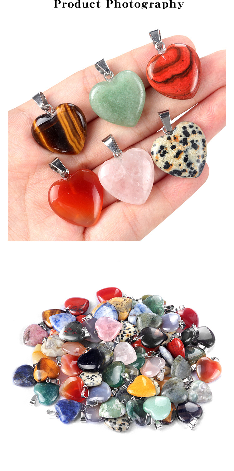 1 Pièce La Pierre Naturelle Opale Forme De Cœur display picture 1