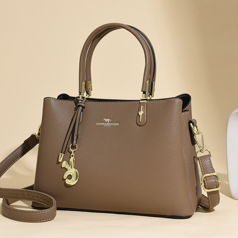 Bolsos transfronterizos de alta gama europeos y americanos, bolsos de mensajero para mujer, bolsos de mujer, bolsos de mujer de gran capacidad, madres de mediana edad, entrega de una pieza