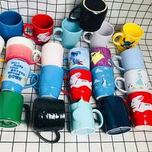 简约陶瓷杯库存水杯 大容量色釉咖啡杯 创意可爱马克杯地摊款杂杯