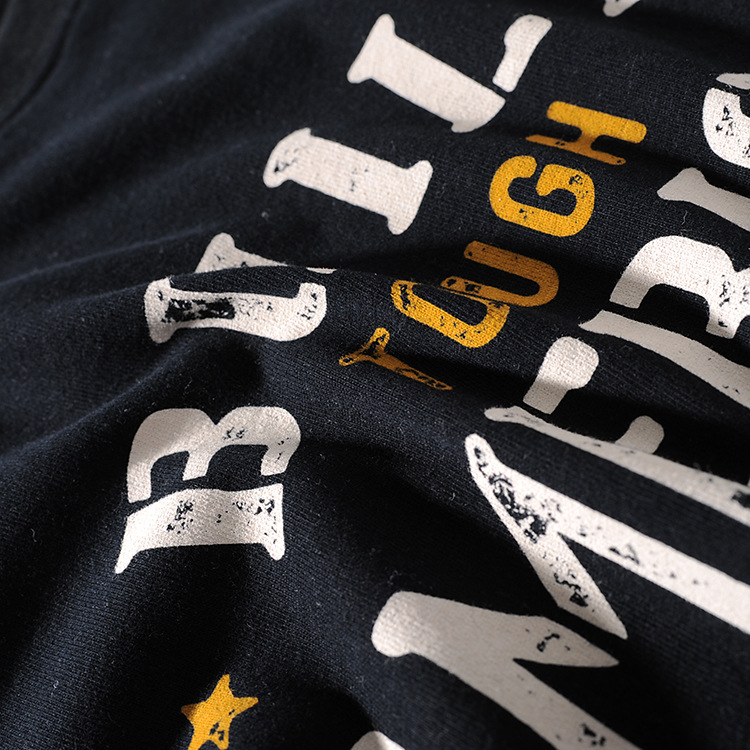 Modern banner spring/summer new American-style hair-grinding men's round-necked short-sleeved T-shirt youth half-sleeve M616 28