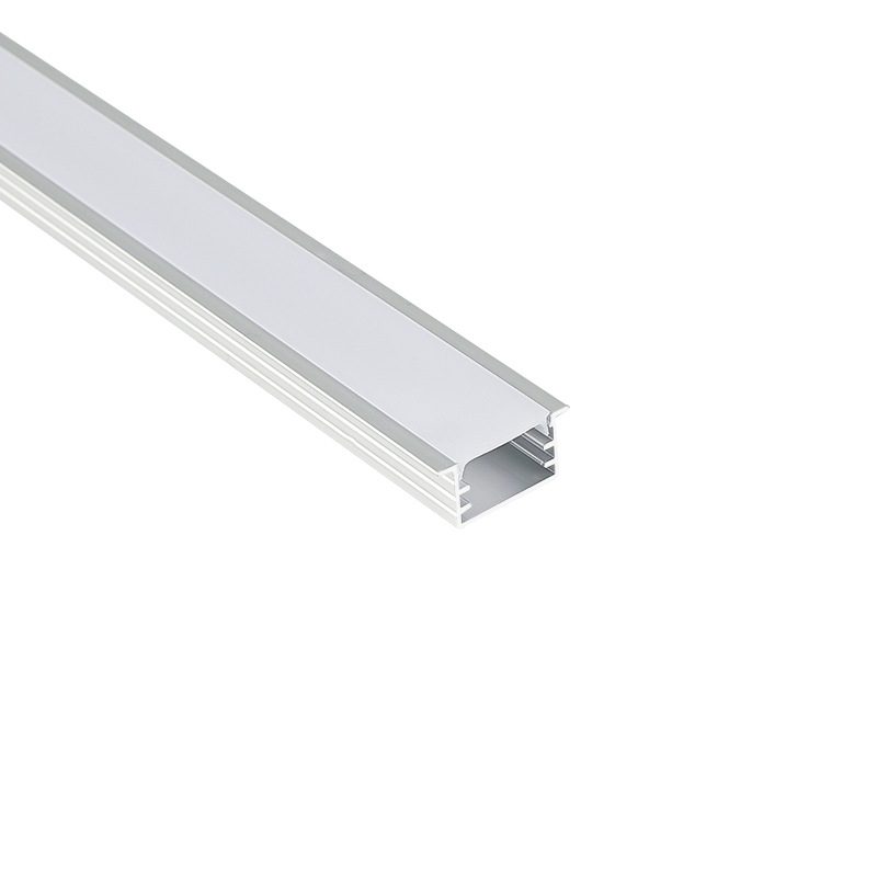 Lámpara lineal LED aleación de aluminio ranura de aluminio lámpara lineal de montaje abierto con lámpara de tira incrustada ranura de lámpara lineal de elevación oculta