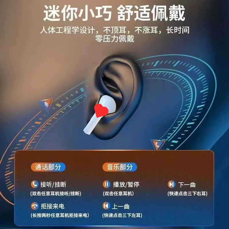 Apple, набор, беспроводные универсальные наушники, Bluetooth, для Android