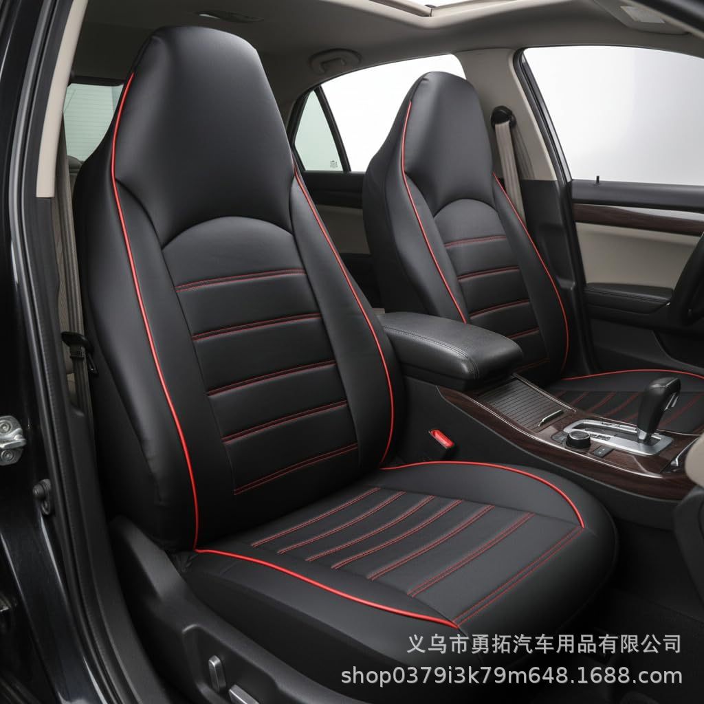 Cross-Border Hot-Selling Pu Double-Needle High-Back Leather Car Seat Cover Amazon Temu Mercado Libre Mexico